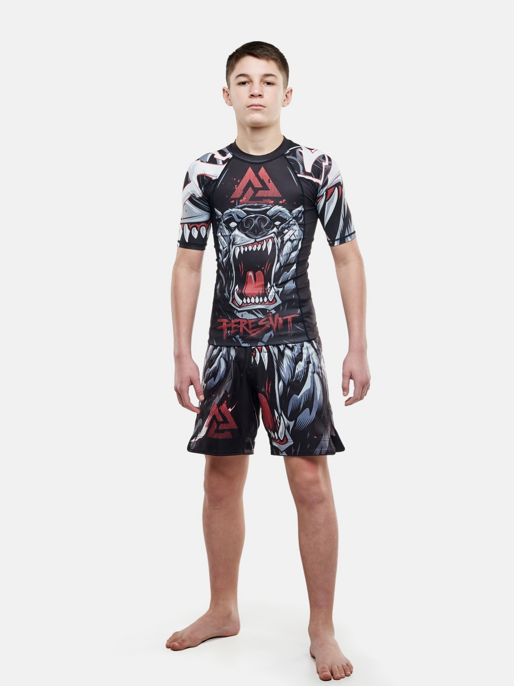 Peresvit Battle Bear Kids Short Sleeve Rashguard, Photo No. 4